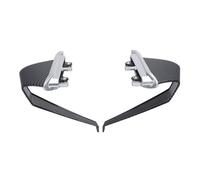 Accessori Per Spoiler Per Moto, Alettone Laterale Per D&ucati Per Monster 937 2021- Pannello Spoiler Con Alettone Laterale kit spoiler(Carbon fiber silver)