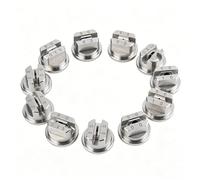 Accessori per spruzzatori per droni Ugello a ventaglio piatto, punta in acciaio inossidabile 304 11001 per spruzzatura agricola T16 T20 T30, 10 pezzi 40° Hole diameter：1.4 mm(0.055in)