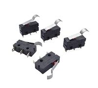 Accessori per stampante compatibili con 2/5/10 pezzi Interruttore di finecorsa per stampante 3D Interruttore a pulsante KW12 Micro sensore di finecorsa Interruttore automatico 3 pin Micro 5 A 125 250