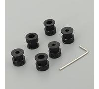 Accessori per stampante compatibili con GT2 compatibile con puleggia dentata 20 denti foro 3,17 mm 4 mm 5 mm 6 mm 6,35 mm 8 mm per larghezza 6 mm 2GT cinghia sincrona piccolo gioco 20 denti (colore: l