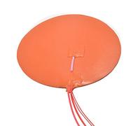 Accessori per stampante compatibili con Riscaldatore per cuscinetto riscaldante in silicone da 200 mm per letto riscaldante circolare per stampante 3D (Colore: Nero, Dimensioni: 230 W 350 W)(Schwarz,1