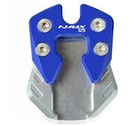 Accessori per stand Per Yamaha NMAX 125 N-Max125 2015-2019 2018 2016 Scooter Lato Del Piede Cavalletto Ingrandire Parcheggio Kick Stand Estensione Pad Piastra Pedale(Sliver blue)