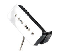 Accessori Per Strumenti A Ponte O Al Manico Per Chitarra Retrò Alnico 5 P90 In Più Colori Pickup Elettrico A Doppia Bobina(Silver Bridge)