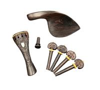 Accessori Per Strumenti A Violino 1 Set Violino Modelli Intagliati Accessori In Legno Parti Di RicambioCordiera Pioli Puntali Supporto Per Mentoniera