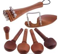 Accessori Per Strumenti A Violino Accessori In Legno Per Violino Manopole Piastra Di Trazione Viti E Cordiera