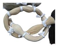 Accessori Per Strumenti A Violino Arco Per Violino In Crine Di Cavallo Bianco Da 250 G Marrone Grigio Nero Lunghezza 82 84 Cm(White)