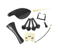Accessori Per Strumenti A Violino Set Di Accessori Professionali Per Violino In Ebano Tra Cui Mentoniera Cordiera Puntale Piroli E Ponte
