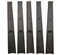 Accessori Per Strumenti A Violino Tastiera Per Violino In 5 Pezzi Con Dado Realizzata In Resistente Ebano(1-2)