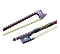 Accessori per strumenti ad arco per violino 1 pezzo di archetto per violino dritto con nasetto in ebano e tendini per violino(1/2)