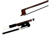 Accessori per strumenti ad arco per violino 1 Pz Brazilwood 4/4 3/4 1/2 1/4 1/8 1/10 1/16 Arco Per Violino Parti In Alpacca Crine Di Cavallo Bianco/nero(4/4)