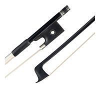 Accessori per strumenti ad arco per violino 4/4 3/4 1/2 1/4 1/8 1/10 Archetto per violino in fibra di carbonio nera Accessori per musicisti Well Balance(4/4)