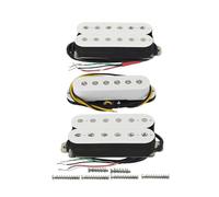 Accessori Per Strumenti HSH Con Pickup Dual Single Coil Per Chitarra Elettrica In Ceramica Da 3 Pezzi Pickup Elettrico A Doppia Bobina(White Set)