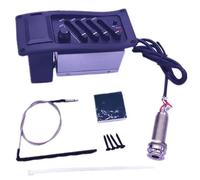 Accessori Per Strumenti Musicali Equalizzatore EQ Per Chitarra Acustica Pickup Tail Nail Interface(Bk conver)
