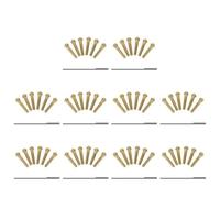 Accessori per strumenti per chitarra 1~10 Pz Chitarra Acustica Ponte Pin Chiodo Rame Massiccio Ottone Strumenti Musicali A Corda Parti Di Chitarra Accessori(10pcs)