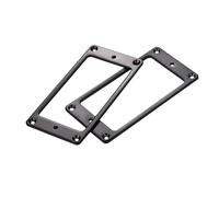 Accessori per strumenti per chitarra 2 Pezzi Piatti In Lega Di Alluminio Humbucker Pickup Anello Di Montaggio Pickup Al Manico A Ponte Sostituzione Del Telaio Di Copertura Per Chitarre Elettriche(Blac