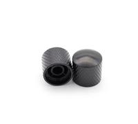 Accessori per strumenti per chitarra 2 Pz/4 Pz Cupola In Metallo Tono Chitarra Volume Tono Manopole Manopole Di Controllo Del Potenziometro Per Chitarra Elettrica Basso(Black,2)