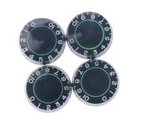 Accessori per strumenti per chitarra 4 Pezzi Manopole Per Chitarra Elettrica Pulsanti Verdi A Cilindro Manopola Di Controllo Del Tono Del Volume Della Velocità Per La Sostituzione Delle Parti Della Ch