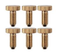 Accessori per strumenti per chitarra 6 Viti Per Accordatura Fine Per Ponte Tremolo Per Chitarra Elettrica Diametro 5 Mm Oro Nero(Gold)