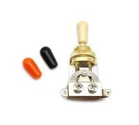 Accessori per strumenti per chitarra Interruttore A Levetta A 3 Vie Con Manopole (3 Colori) Manopole Per Interruttori Per Chitarra Adatte Per Parti LP/SG/chitarra(Gold)