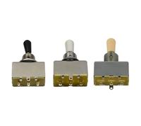 Accessori per strumenti per chitarra Interruttore A Levetta A 3 Vie Per Chitarra Elettrica Selettore Pickup Per Chitarra Elettrica Interruttore A Levetta Pickup A 3 Posizioni Con Cappucci Per Manopole