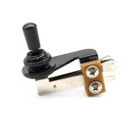 Accessori per strumenti per chitarra Interruttore Per Chitarra A 3 Vie Selettore Pickup Per Chitarra In Metallo Interruttore A Levetta Punta In Metallo Tipo L Per Chitarra Elettrica(Black)