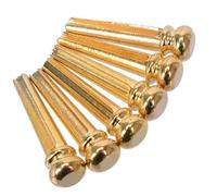 Accessori per strumenti per chitarra Perni Per Ponte Per Chitarra 6 Pezzi Puntali In Ottone Per Chitarra Acustica Con Estrattore Per Perno Del Ponte Per Chitarra