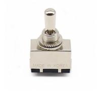 Accessori per strumenti per chitarra Scatola Per Chitarra Elettrica Argento A 3 Vie Interruttore A Levetta In Metallo Interruttore Di Cambio Tono Con Cappuccio Della Manopola Con Punta In Metallo Per