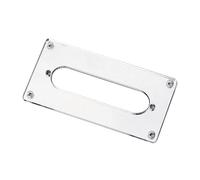 Accessori per strumenti per chitarra Telaio Pickup, Anelli Pickup In Acrilico Anello Pickup Per Chitarra Anelli Di Montaggio Parti Di Ricambio Per Chitarre Elettriche(Silver)