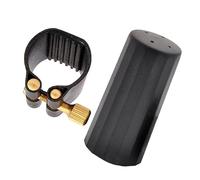 Accessori per Strumenti Sassofono Accessorio Per Sax Con Clip Per Legatura In Pelle E Tappo Per Bocchino Per Sassofono Contralto