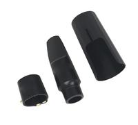 Accessori per Strumenti Sassofono Bocchino In Plastica Per Sassofono Contralto Con Tappo Per Bocchino E Set Di Clip Accessori Per Bocchino Per Strumenti A Fiato