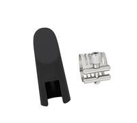 Accessori per Strumenti Sassofono Clip In Metallo Per Sassofono Contralto, Bocchino Nero Satinato, Cappello, Tappo Per Morsetto Per Sassofono. Kit Di Accessori
