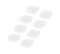 Accessori per Strumenti Sassofono Cuscini Per Bocchino Per Sassofono Alto Tenore In Silicone Bianco Da 0,5 Mm, 8 Pezzi