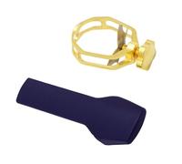 Accessori per Strumenti Sassofono Kit Morsetto Per Bocchino Per Sassofono Contralto Bocchino In Metallo Cappuccio Protettivo Con Clip Cava In Rame