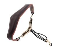 Accessori per Strumenti Sassofono Parti Della Cintura Per Il Collo Del Sassofono Regolabile In Pelle Con Doppia Tracolla Per Sassofono Regolabile (Color : Brown)
