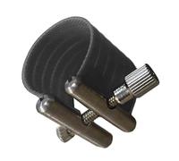 Accessori per Strumenti Sassofono Parti Di Ricambio Standard Legature Per Bocchino Per Sassofono Clip Di Fissaggio In PVC Per Sax Alto Tenore Alto (Color : Bk, Size : High)