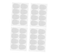 Accessori per Strumenti Sassofono Patch Per Bocchino Per Sax Professionale In Silicone Da 32 Pezzi Accessori Cuscino Per Bocchino Per Sassofono Da 0,8 Mm (Color : Clear)
