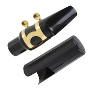 Accessori per Strumenti Sassofono Pratico Set Di Bocchini Per Sassofono Tenore Con Ancia A Clip E 2 Cuscinetti Per Denti