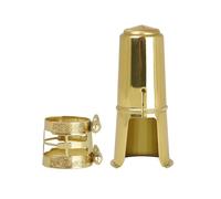Accessori per Strumenti Sassofono Set Di Cappucci Per Testa Di Flauto In Metallo Per Sassofono, Clip Di Collegamento Per Coperchio Del Bocchino Di Regolazione Con Vite Bouble (Color : Tenor)