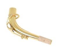 Accessori per Strumenti Sassofono Set Manico Per Sassofono Contralto Manico In Ottone Dorato Per Parti Di Strumenti Sax Contralto