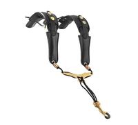 Accessori per Strumenti Sassofono Tracolla Per Sassofono In Pelle Tracolla Morbida Regolabile Imbottita Parti Professionali Per Sassofono