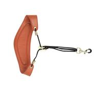 Accessori per Strumenti Sassofono Tracolla Per Sassofono Più Cinturino In Cotone Tracolla In Pelle Sax Con Fibbia In Metallo Accessori Per Tracolla Anticaduta (Color : Orange)