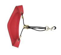 Accessori per Strumenti Sassofono Tracolla Per Sassofono Più Cinturino In Cotone Tracolla In Pelle Sax Con Fibbia In Metallo Accessori Per Tracolla Anticaduta (Color : Red)