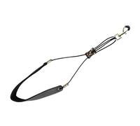 Accessori per Strumenti Sassofono Tracolla Per Sassofono Sassofoni Tenore Alto Regolabile Accessori Per Tracolla In Pelle PU (Color : BK)