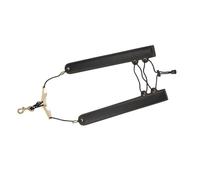 Accessori per Strumenti Sassofono Tracolla Portatile Pieghevole Per Sassofono Con Tracolla In Pelle. Tracolla Per Strumento Per Sassofono (Color : BK)