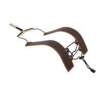 Accessori per Strumenti Sassofono Tracolla Regolabile Per Sassofono In Pelle, Tracolla Regolabile Per Sax Tenore Alto (Color : Brown)