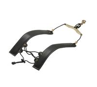 Accessori per Strumenti Sassofono Tracolla Regolabile Per Sassofono In Pelle, Tracolla Regolabile Per Sax Tenore Alto (Color : Bk)