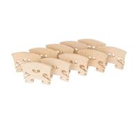 Accessori per strumenti violino 10 PCS Acero Violino Regular 4/4 Violino Ponte Accessori Per Violino Strumenti Musicali Parti Di Violino Ponte Di Ricambio