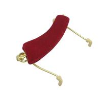 Accessori per strumenti violino 3/4 4/4 Poggiaspalla A Molla Per Violino Accessori Per Strumenti A Corda Supporto Per Spalline In Cotone Per Violino (Color : Red)