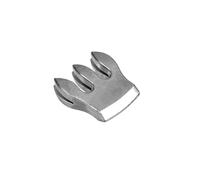 Accessori per strumenti violino 3 Poli Violino Mute Viola Pratica Metallo Muto Violino Silenziatore Violino Pratica Muto Durevole Violino Parti Di Violino Accessori (Color : Silver)
