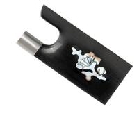 Accessori per strumenti violino Arco Per Violino In Ebano Rana 4/4 Parti Per Arco Per Violino Archi Per Violinista Liutai Fai Da Te Crine Di Cavallo Arco In Legno Fiore Di Ricambio
